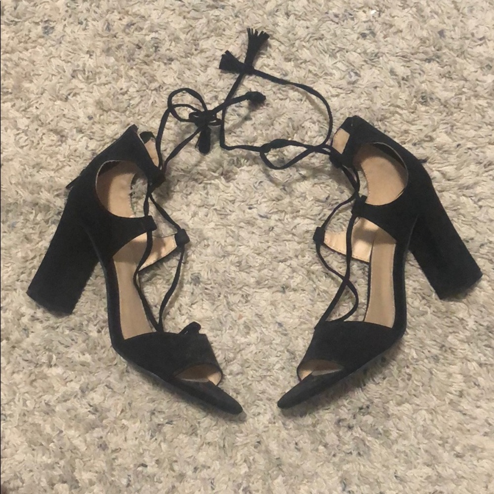 Black heels